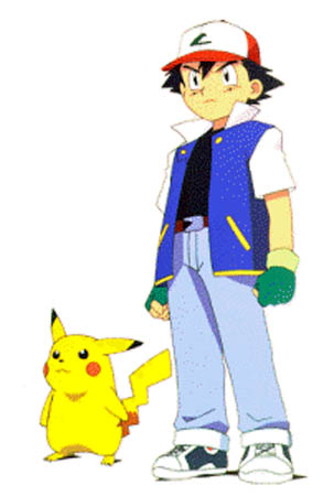 Ash and Pikachu